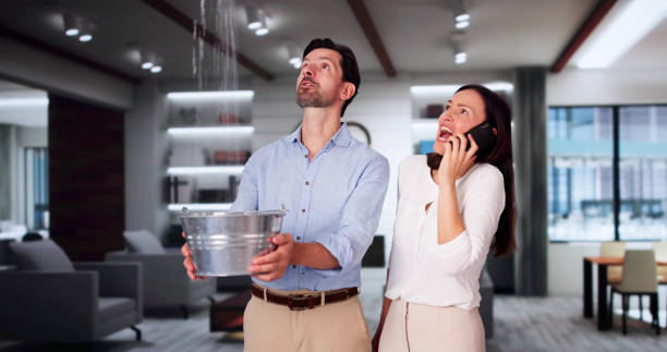Water damage restoration process in Bangs, TX